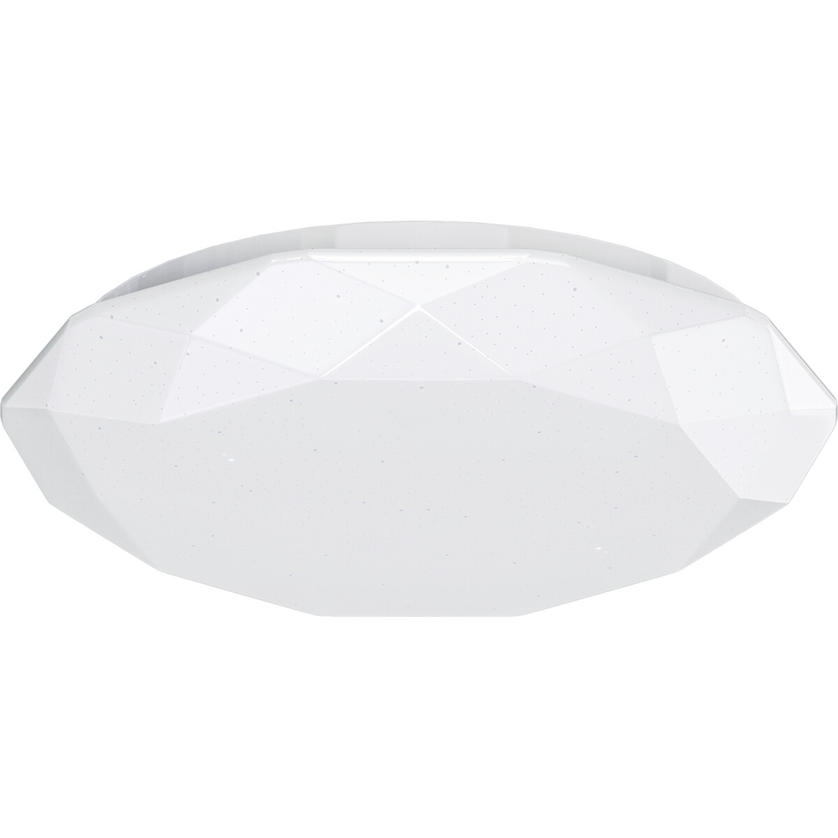 LED Plafondlamp - Aigi Dian - Opbouw Rond 12W - Natuurlijk Wit 4000K - Mat Wit - Aluminium