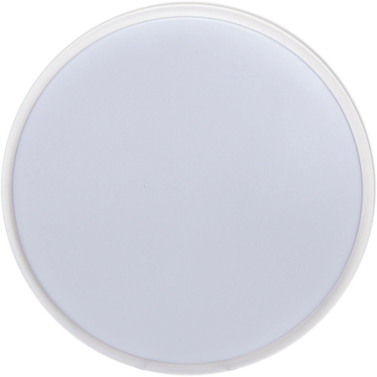 LED Plafondlamp - Aigi Santi - Opbouw Rond 20W - Helder/Koud Wit 6500K - Mat Wit - Aluminium