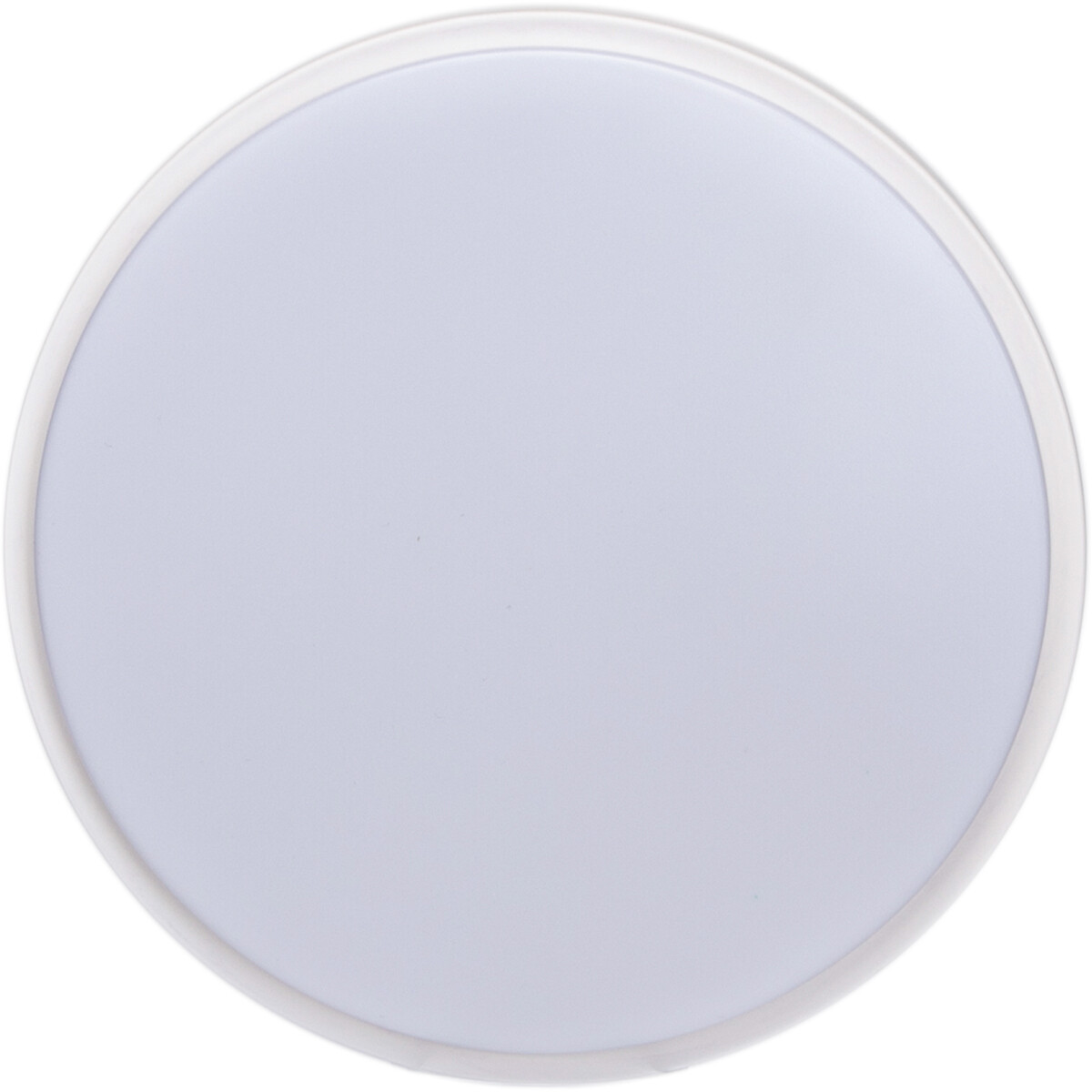 LED Plafondlamp - Aigi Santi - Opbouw Rond 20W - Warm Wit 3000K - Mat Wit - Aluminium