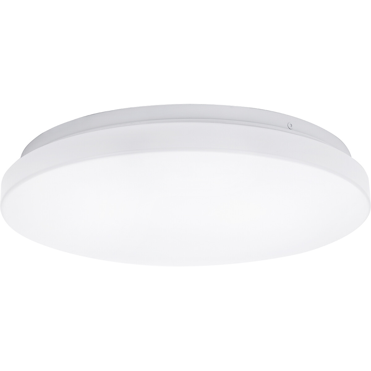 LED Plafondlamp - Aigi Syna - Opbouw Rond 20W - Warm Wit 3000K - Mat Wit - Aluminium