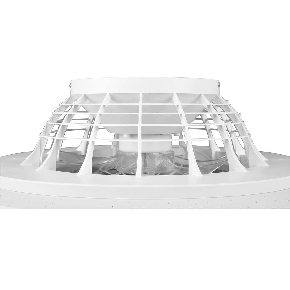 LED Plafondlamp met Ventilator - Plafondventilator - Trion Romina - 39W - Aanpasbare Kleur - Afstandsbediening - RGBW - Dimbaar - Rond - Mat Titaan - Kunststof