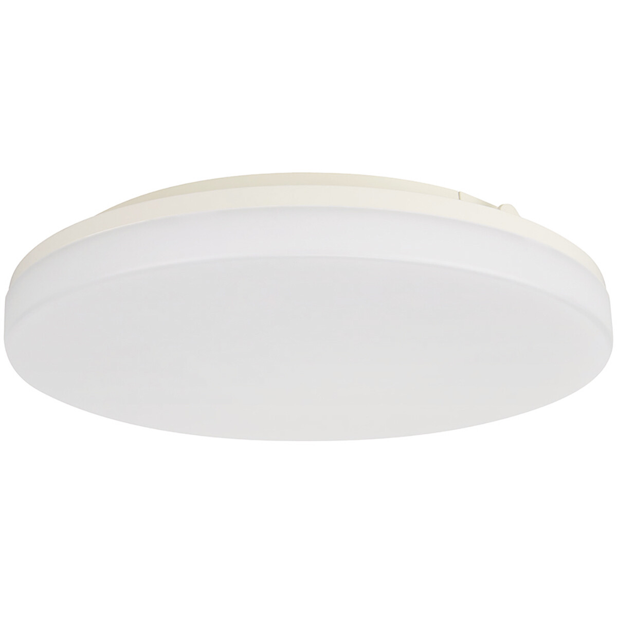 LED Plafondlamp - Plafondverlichting - Badkamerlamp - Andres - Opbouw Rond 20W - Waterdicht IP54 - Helder/Koud Wit 6400K - Mat Wit - Kunststof product afbeelding