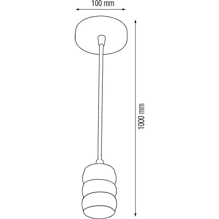 LED Hanglamp - Hangverlichting - Loft - Industrieel - Rond - Mat Chroom Aluminium - E27