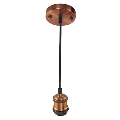 LED Hanglamp - Hangverlichting - Industrieel - Rond - Mat Koper Aluminium - E27 product afbeelding