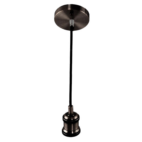 LED Hanglamp - Hangverlichting - Industrieel - Rond - Mat Zwart Aluminium - E27 product afbeelding