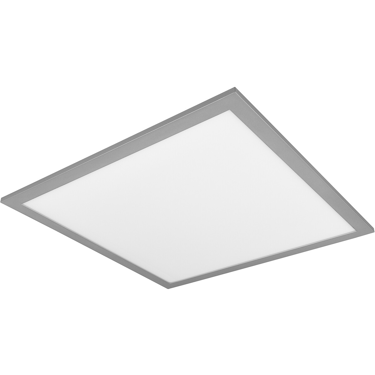 LED Plafondlamp - Plafondverlichting - Trion Alina - 18W - Warm Wit 3000K - Mat Titaan - Aluminium - 45cm