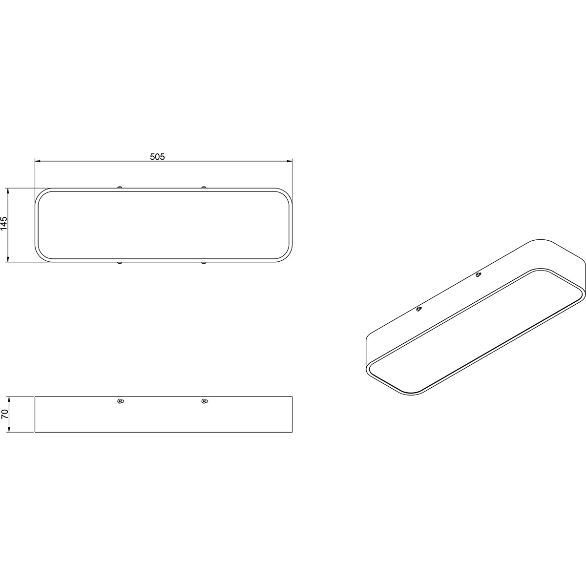 LED Plafondlamp - Plafondverlichting - Trion Astinto - 21W - Aanpasbare Kleur - Dimbaar - Rechthoek - Mat Zwart - Aluminium