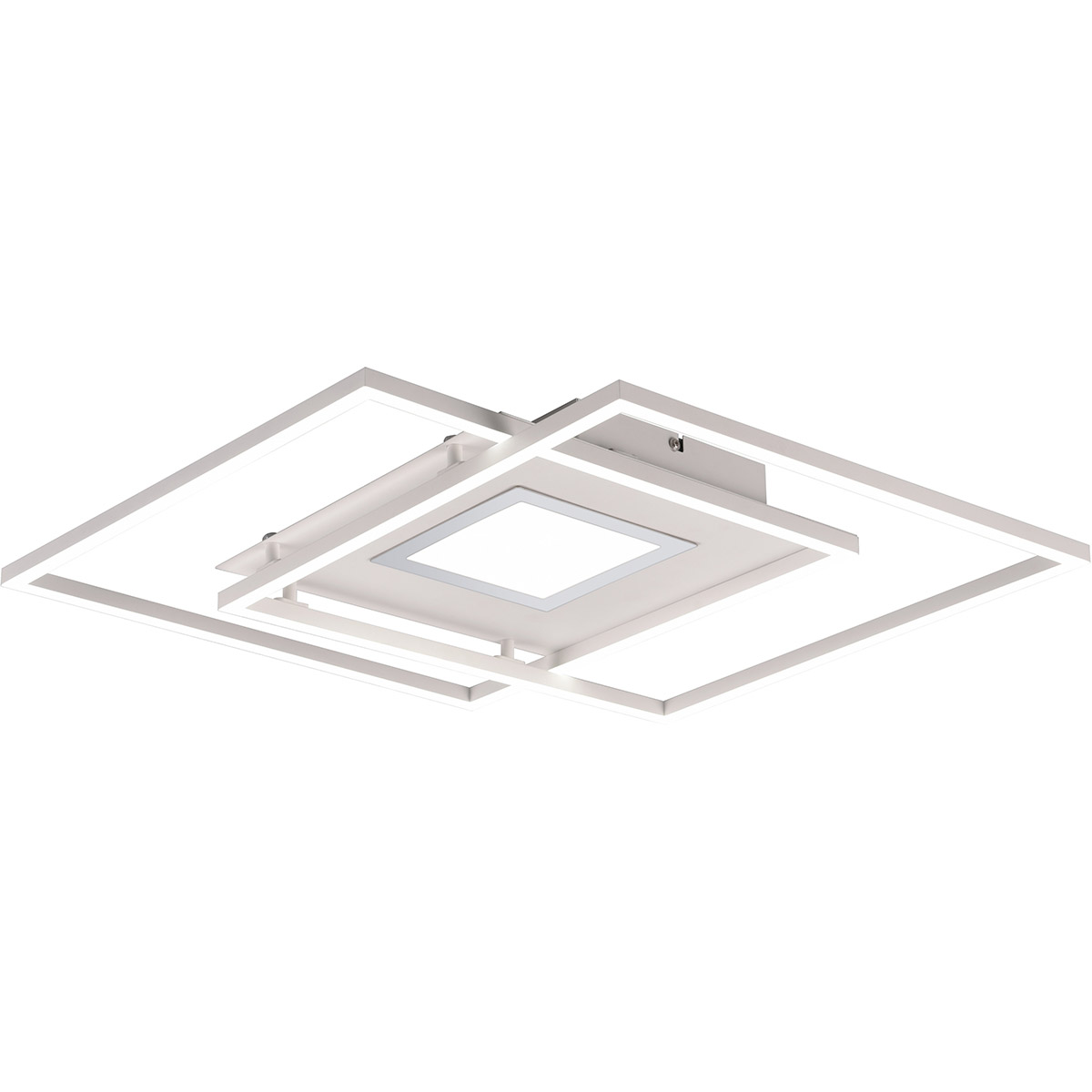 LED Plafondlamp - Plafondverlichting - Trion Avia - 36W - Aanpasbare Kleur - Afstandsbediening - Dimbaar - Mat Wit - Aluminium