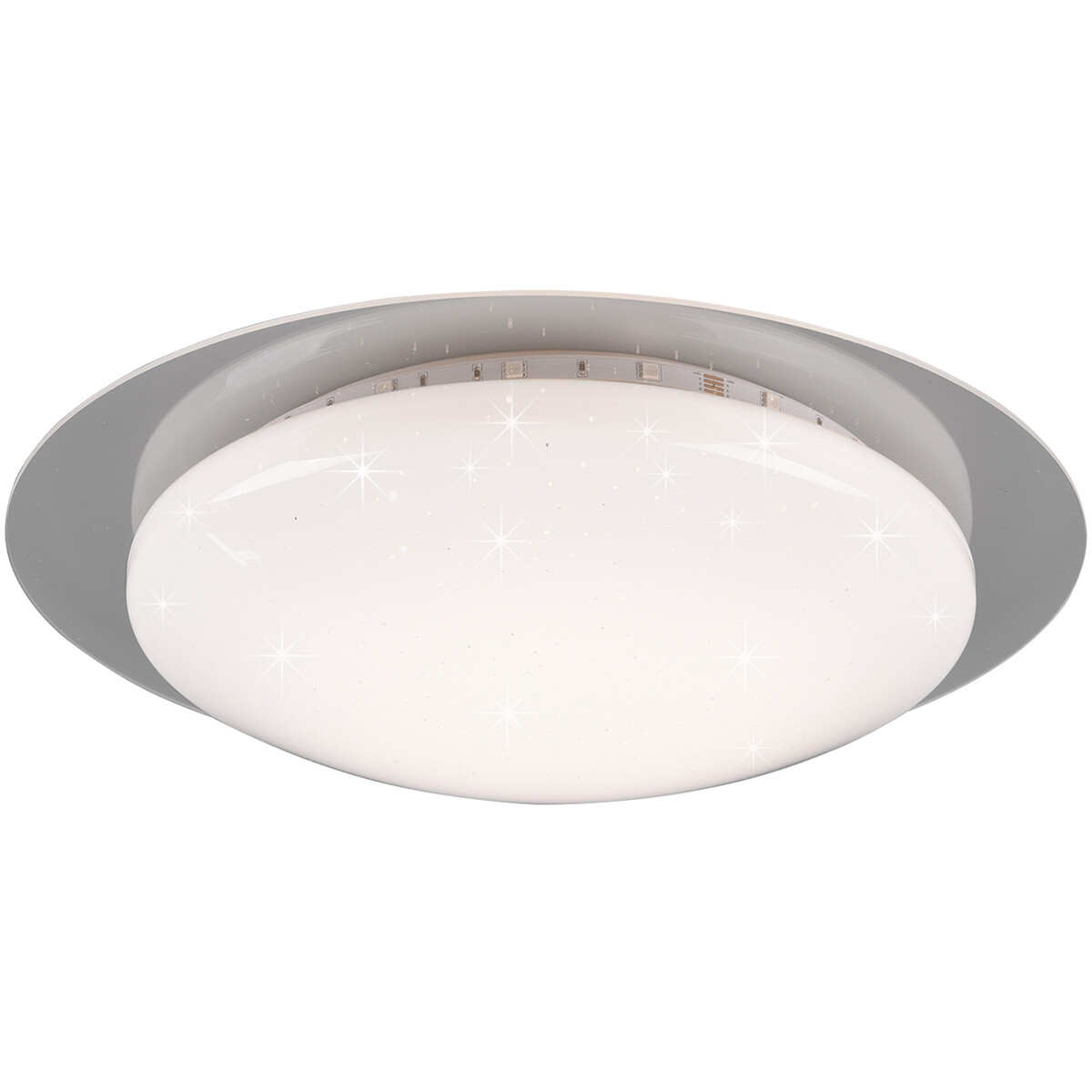 LED Plafondlamp - Plafondverlichting - Trion Bolbi - 8.5W - Aanpasbare Kleur - RGBW - Afstandsbediening - Dimbaar - Rond - Mat Wit - Kunststof