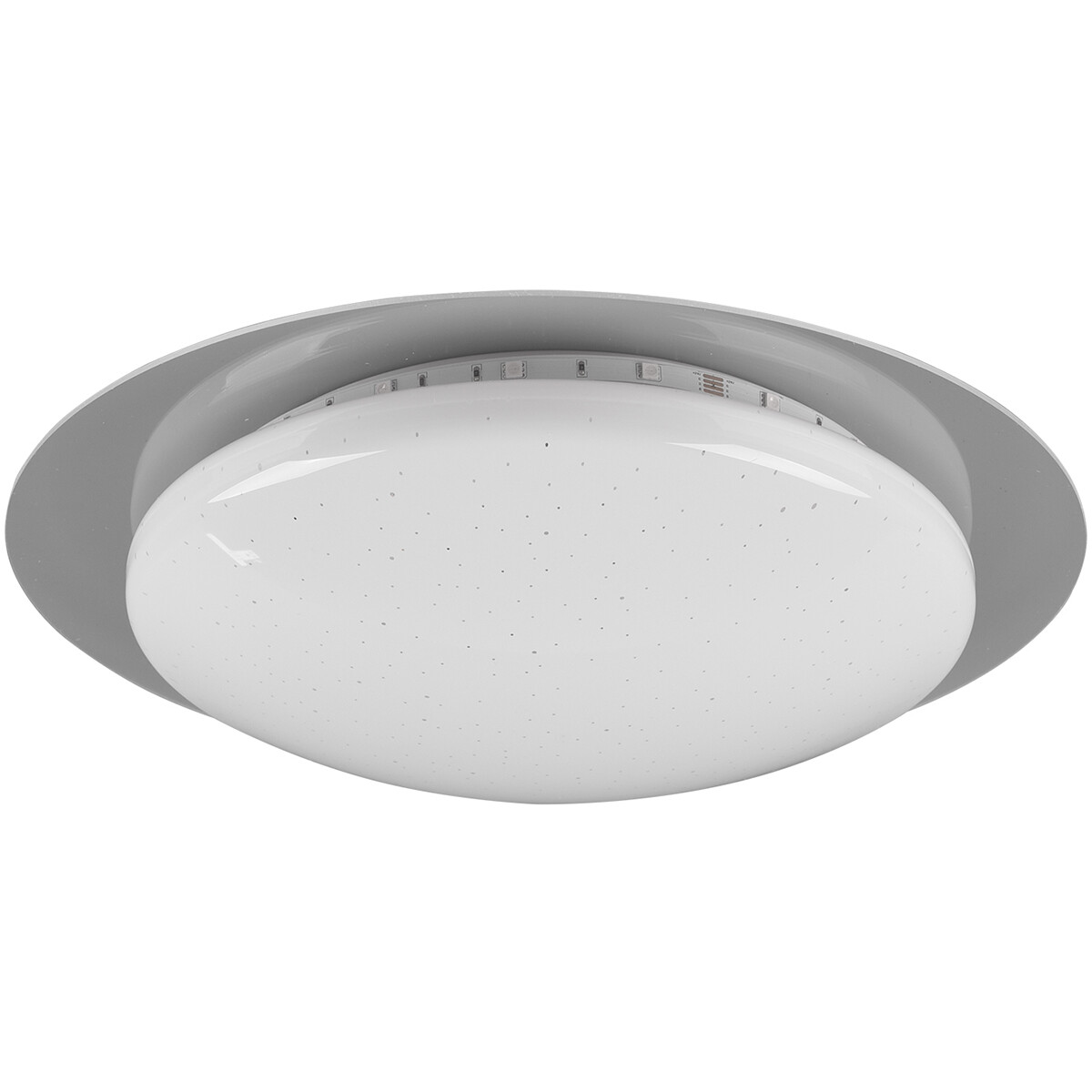 LED Plafondlamp - Plafondverlichting - Trion Bolbi - 8.5W - Aanpasbare Kleur - RGBW - Afstandsbediening - Dimbaar - Rond - Mat Wit - Kunststof