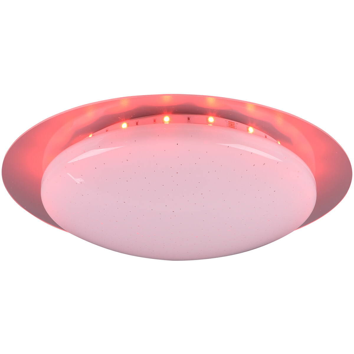 LED Plafondlamp - Plafondverlichting - Trion Bolbi - 8.5W - Aanpasbare Kleur - RGBW - Afstandsbediening - Dimbaar - Rond - Mat Wit - Kunststof