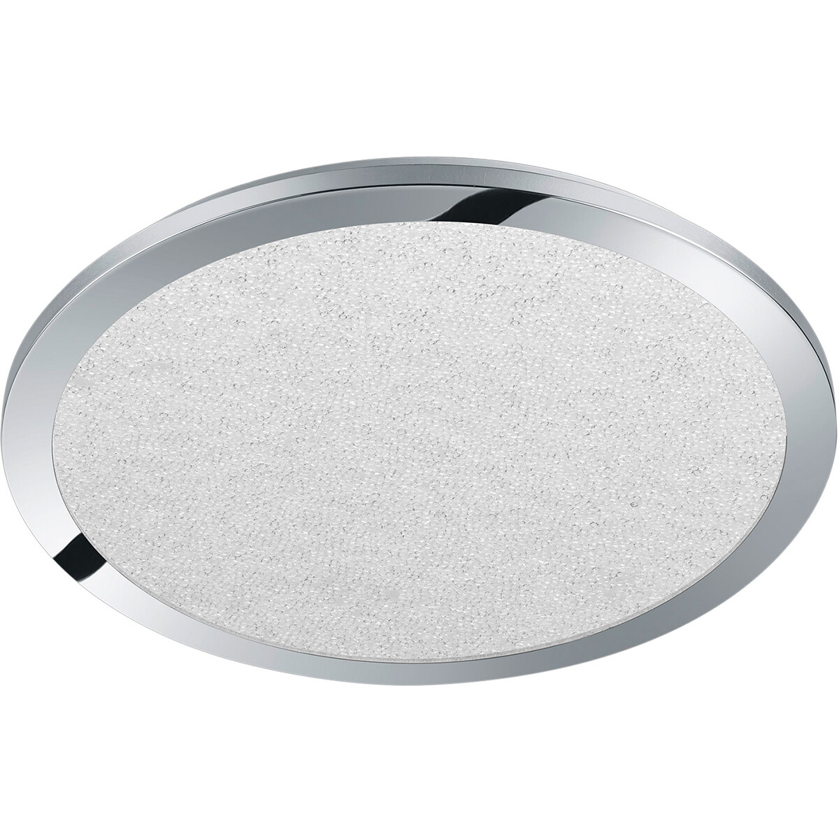 LED Plafondlamp - Plafondverlichting - Trion Cinopi - 22W - Warm Wit 3000K - Spatwaterdicht IP44 - Dimbaar - Rond - Mat Chroom - Kunststof product afbeelding