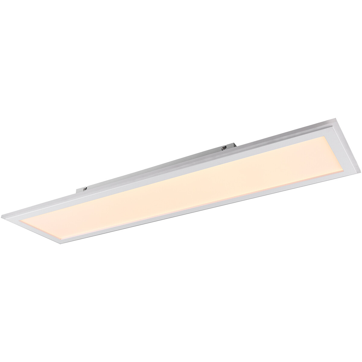 LED Plafondlamp - Plafondverlichting - Trion Colombo - 38W - Aanpasbare Kleur - RGBW - Afstandsbediening - Dimbaar - Rechthoek - Mat Wit - Kunststof