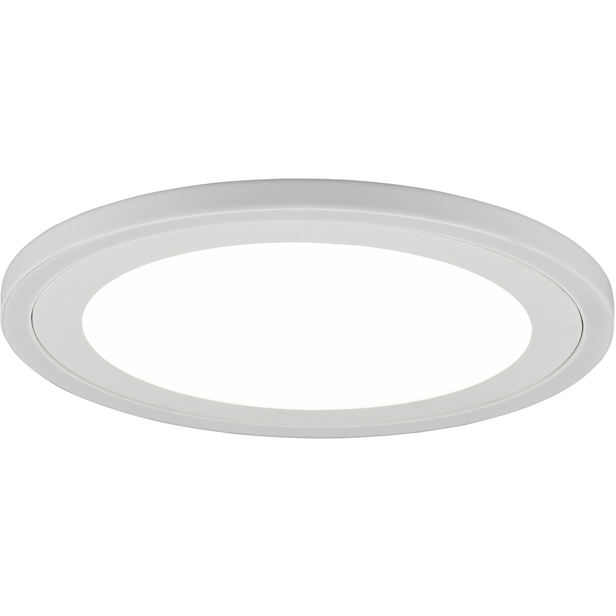 LED Plafondlamp - Plafondverlichting - Trion Coman - 24.5W - Natuurlijk Wit 4000K - Rond - Mat Wit - Kunststof