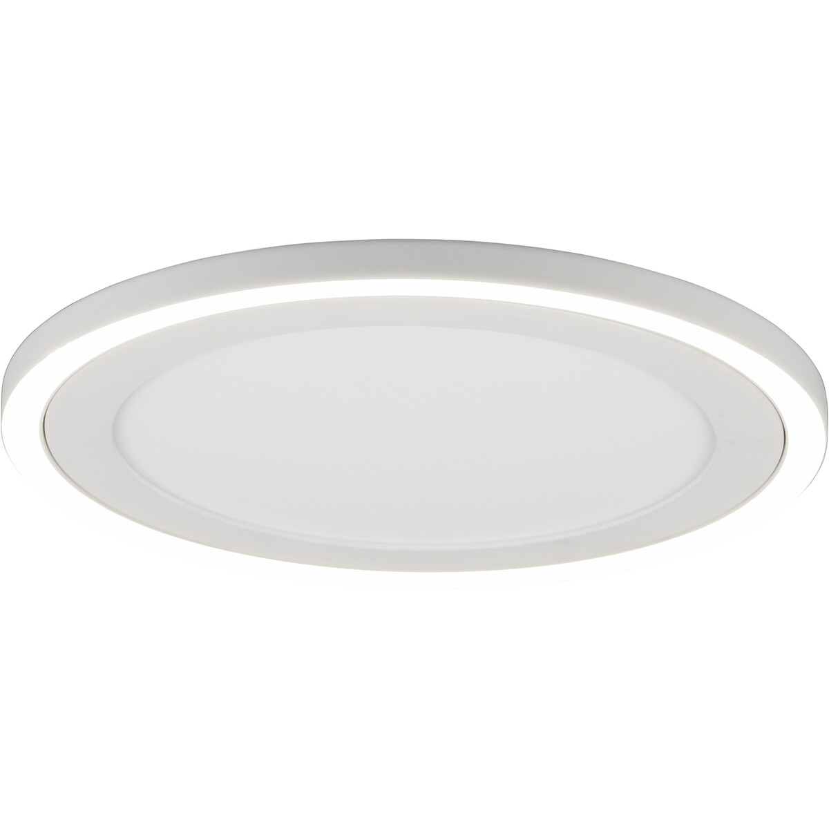 LED Plafondlamp - Plafondverlichting - Trion Coman - 24.5W - Natuurlijk Wit 4000K - Rond - Mat Wit - Kunststof