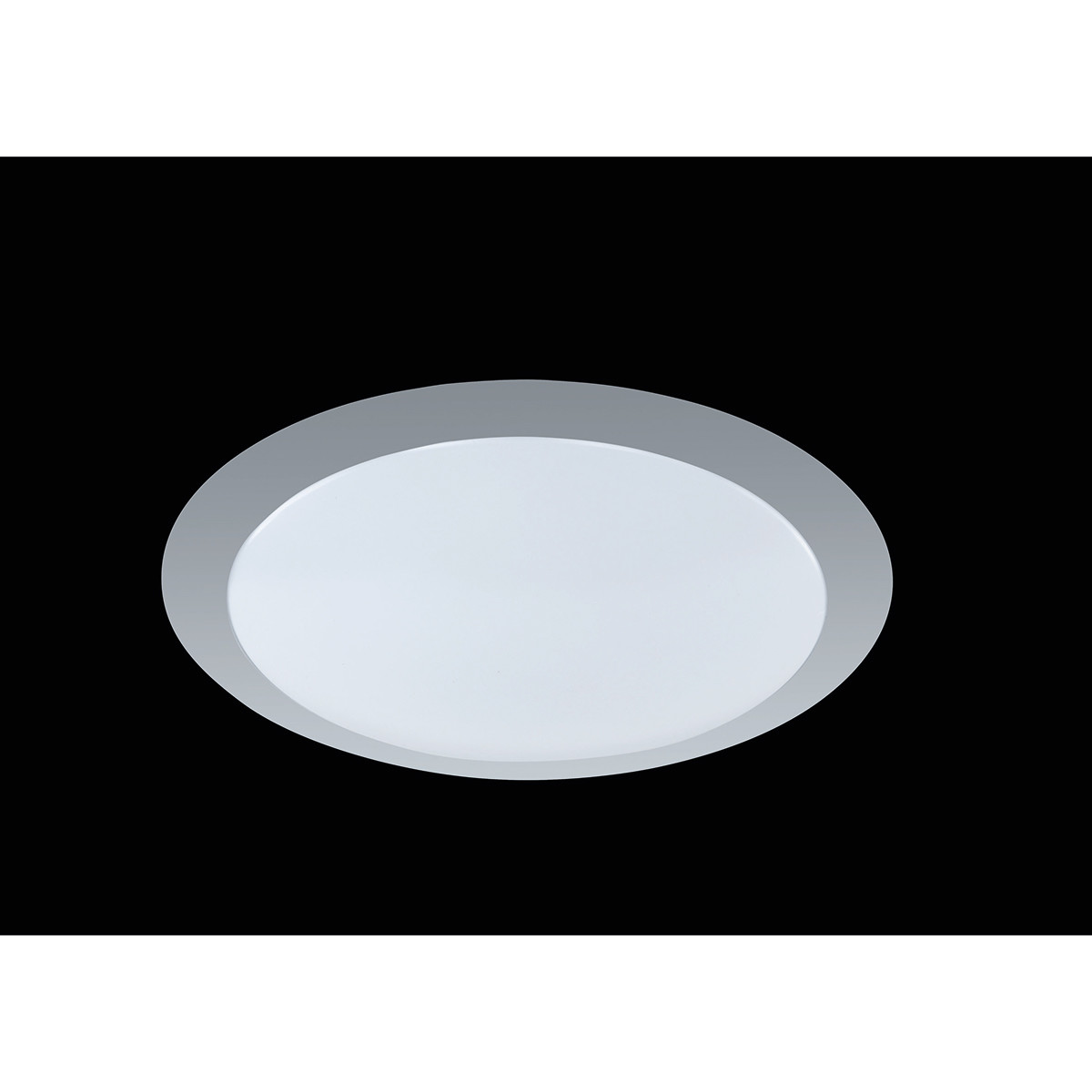 LED Plafondlamp - Plafondverlichting - Trion Ginzon - 12W - Warm Wit 3000K - Dimbaar - Rond - Mat Titaan - Aluminium