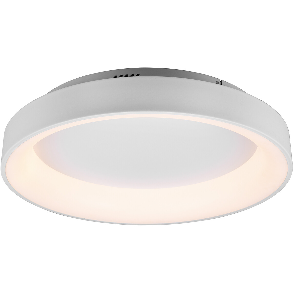 LED Plafondlamp - Plafondverlichting - Trion Gurano - 48W - Aanpasbare Kleur - Afstandsbediening - Dimbaar - Rond - Mat Wit - Aluminium product afbeelding