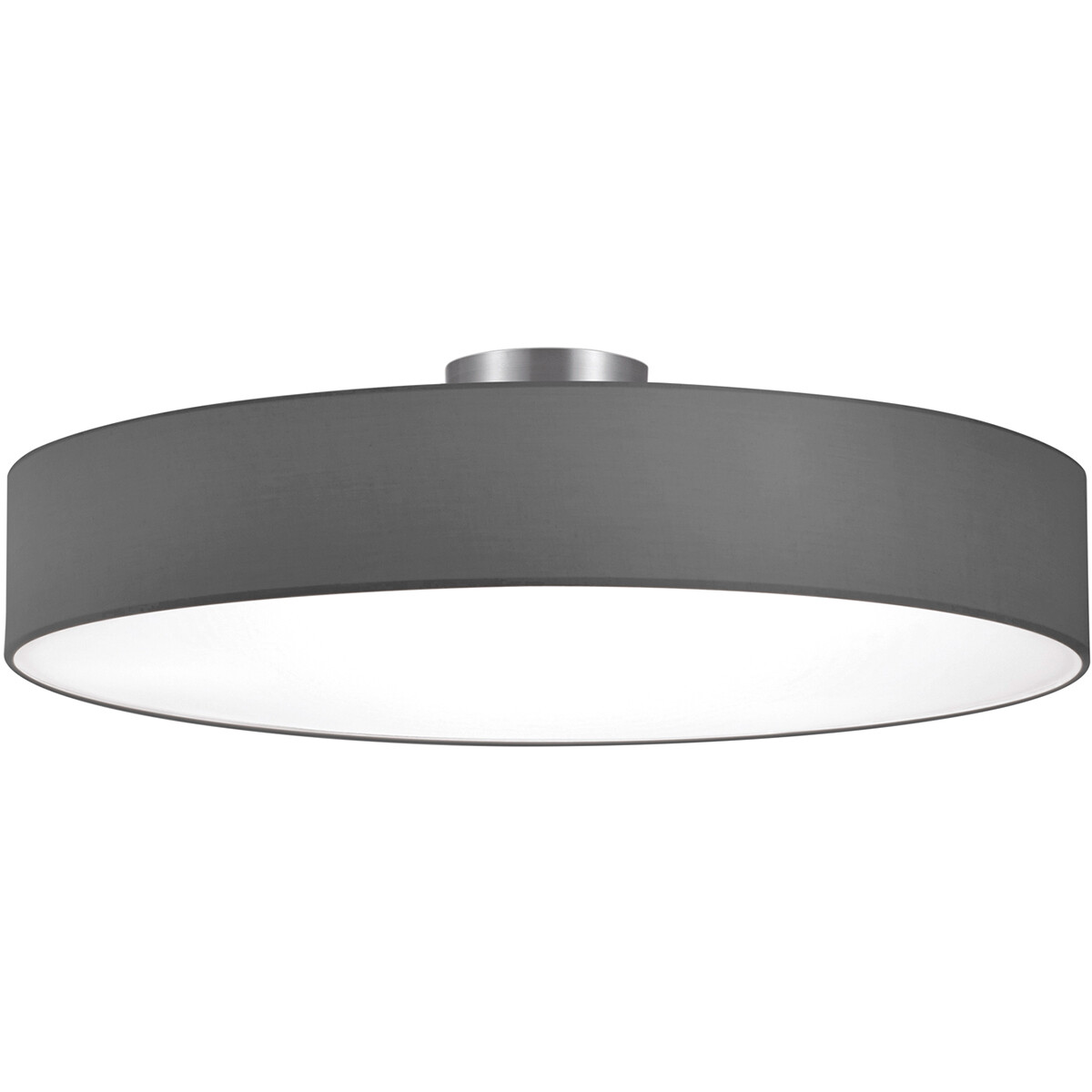 LED Plafondlamp - Plafondverlichting - Trion Hotia - E27 Fitting - 5-lichts - Rond - Mat Grijs - Aluminium product afbeelding