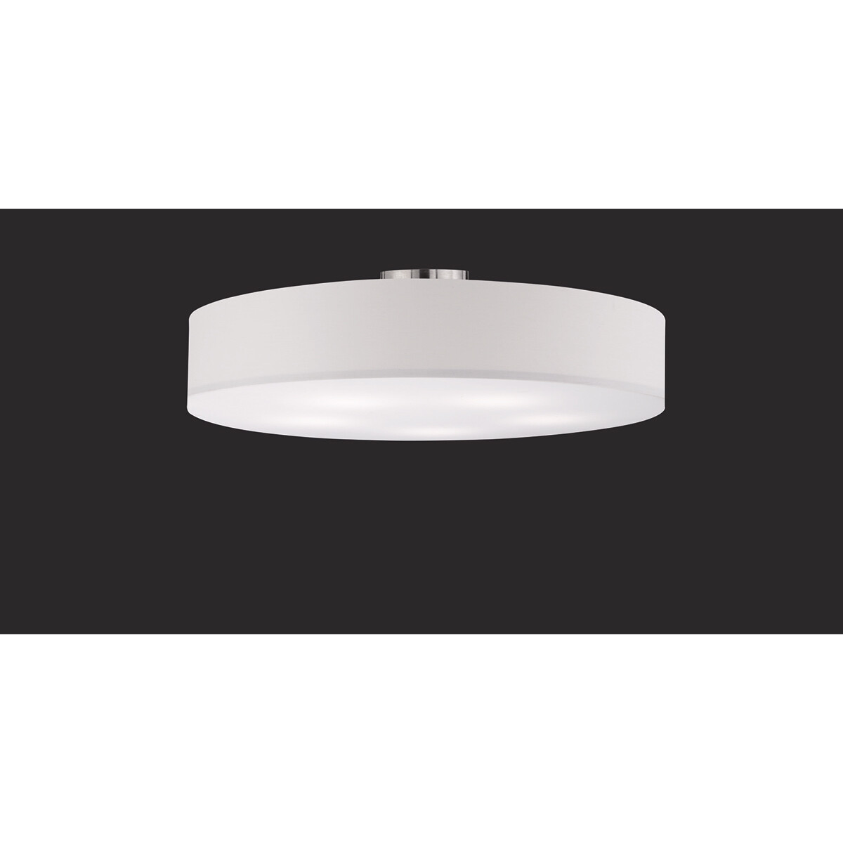 LED Plafondlamp - Plafondverlichting - Trion Hotia - E27 Fitting - 5-lichts - Rond - Mat Wit - Aluminium