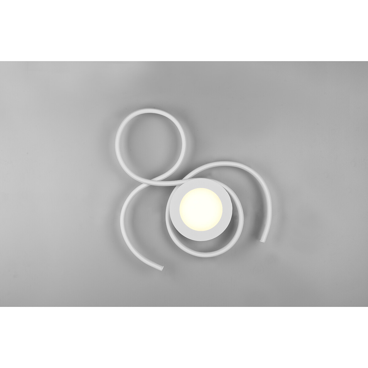 LED Plafondlamp - Plafondverlichting - Trion Jivino - 36W - Aanpasbare Kleur - Dimbaar - Rond - Mat Wit - Aluminium