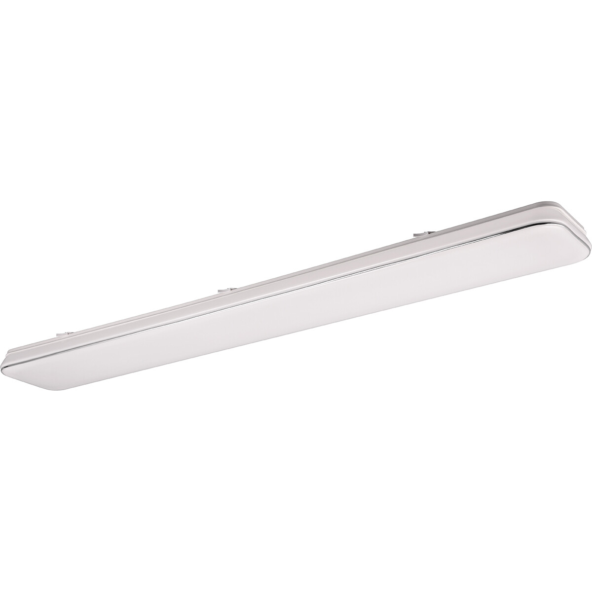 LED Plafondlamp - Plafondverlichting - Trion Lana - 46W - Natuurlijk Wit 4000K - Dimbaar - Rechthoek - Wit - Kunststof