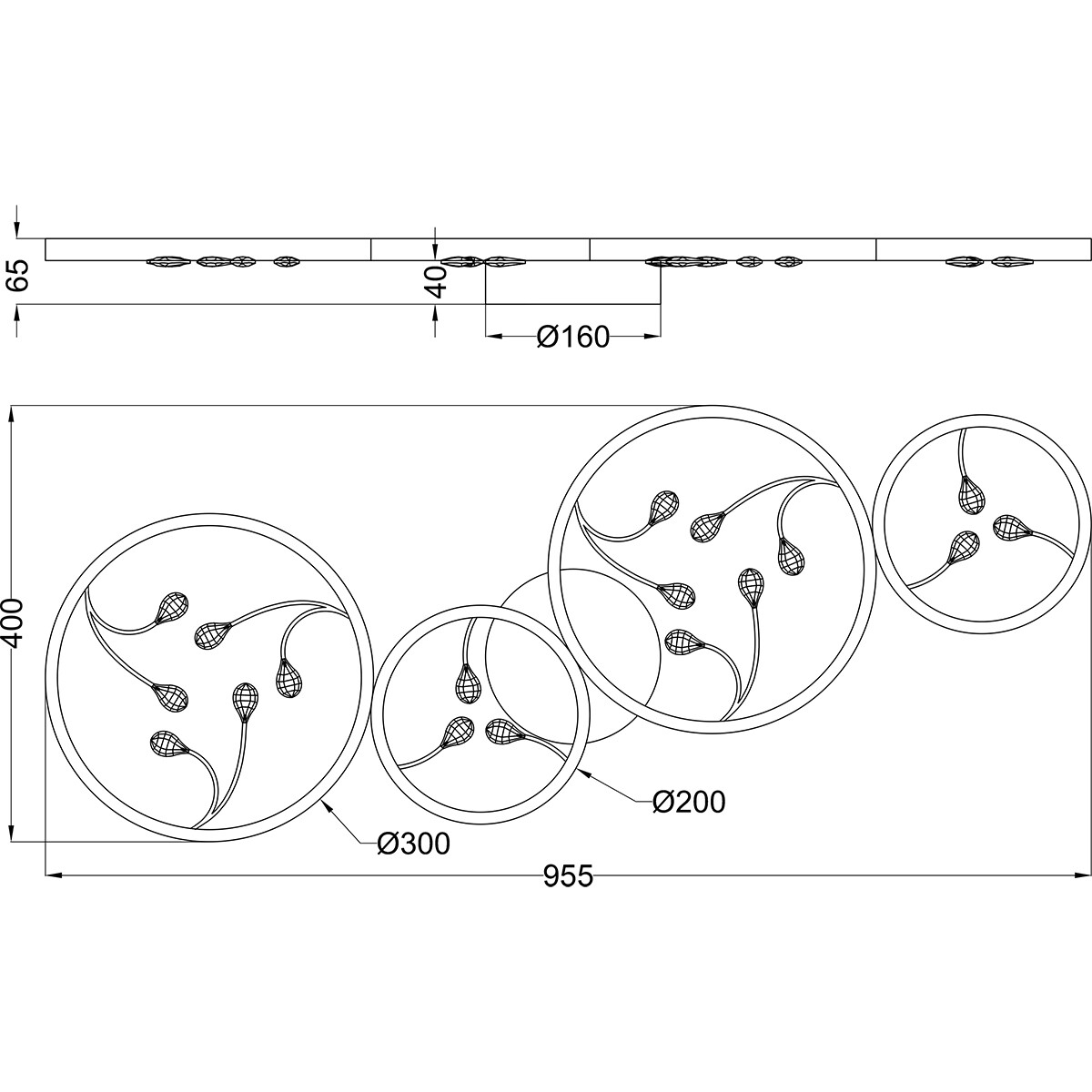 LED Plafondlamp - Plafondverlichting - Trion Moovy - 37W - Natuurlijk Wit 4000K - Dimbaar - Rechthoek - Mat Wit - Aluminium