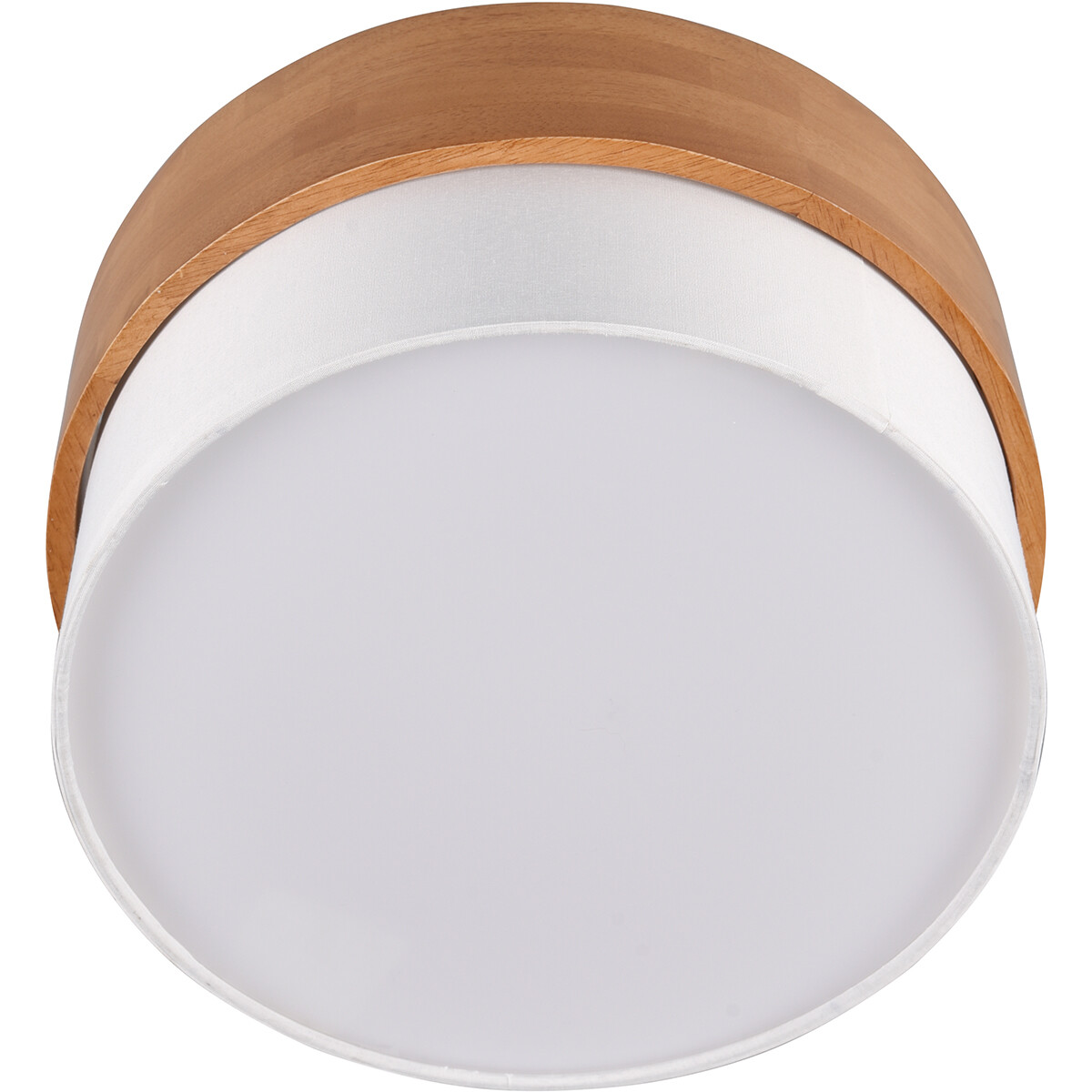 LED Plafondlamp - Plafondverlichting - Trion Sella - E14 Fitting - 2-lichts - Rond - Mat Nikkel/Wit - Aluminium