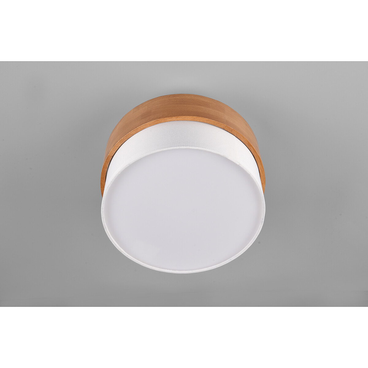 LED Plafondlamp - Plafondverlichting - Trion Sella - E14 Fitting - 2-lichts - Rond - Mat Nikkel/Wit - Aluminium