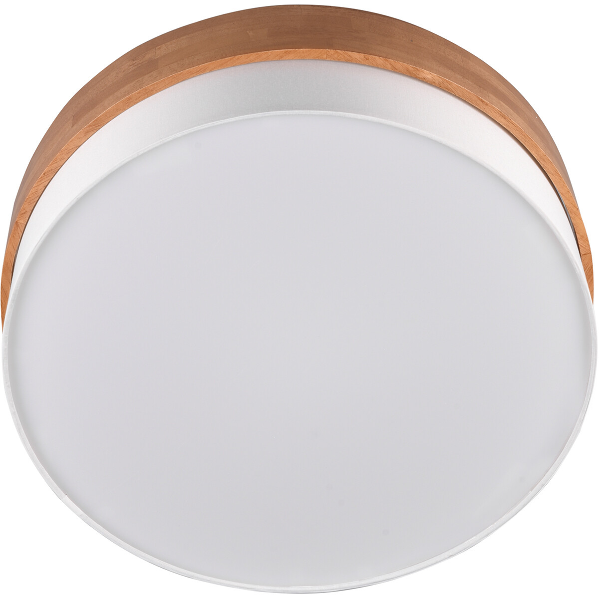 LED Plafondlamp - Plafondverlichting - Trion Sella - E14 Fitting - 3-lichts - Rond - Mat Nikkel/Wit - Aluminium