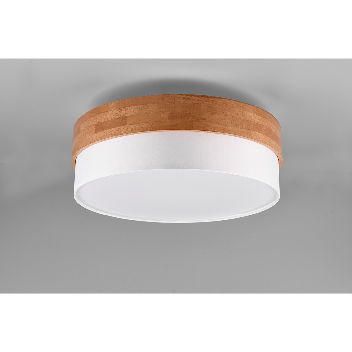 LED Plafondlamp - Plafondverlichting - Trion Sella - E14 Fitting - 3-lichts - Rond - Mat Nikkel/Wit - Aluminium