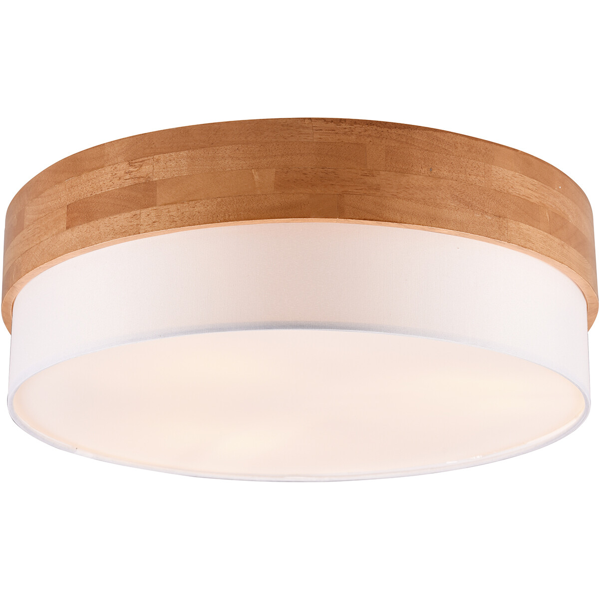 LED Plafondlamp - Plafondverlichting - Trion Sella - E14 Fitting - 3-lichts - Rond - Mat Nikkel/Wit - Aluminium product afbeelding