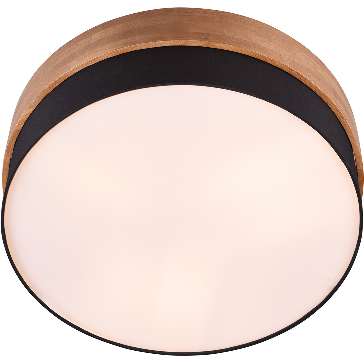 LED Plafondlamp - Plafondverlichting - Trion Sella - E14 Fitting - 3-lichts - Rond - Mat Nikkel/Zwart - Aluminium