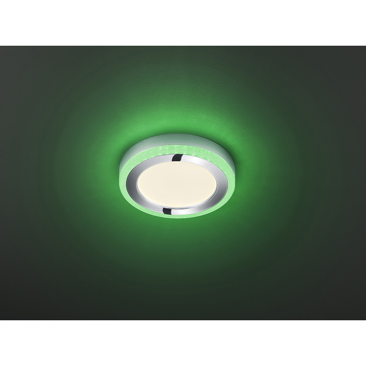 LED Plafondlamp - Plafondverlichting - Trion Slodan - 16W - Aanpasbare Kleur - Afstandsbediening - Dimbaar - Rond - Mat Wit - Kunststof