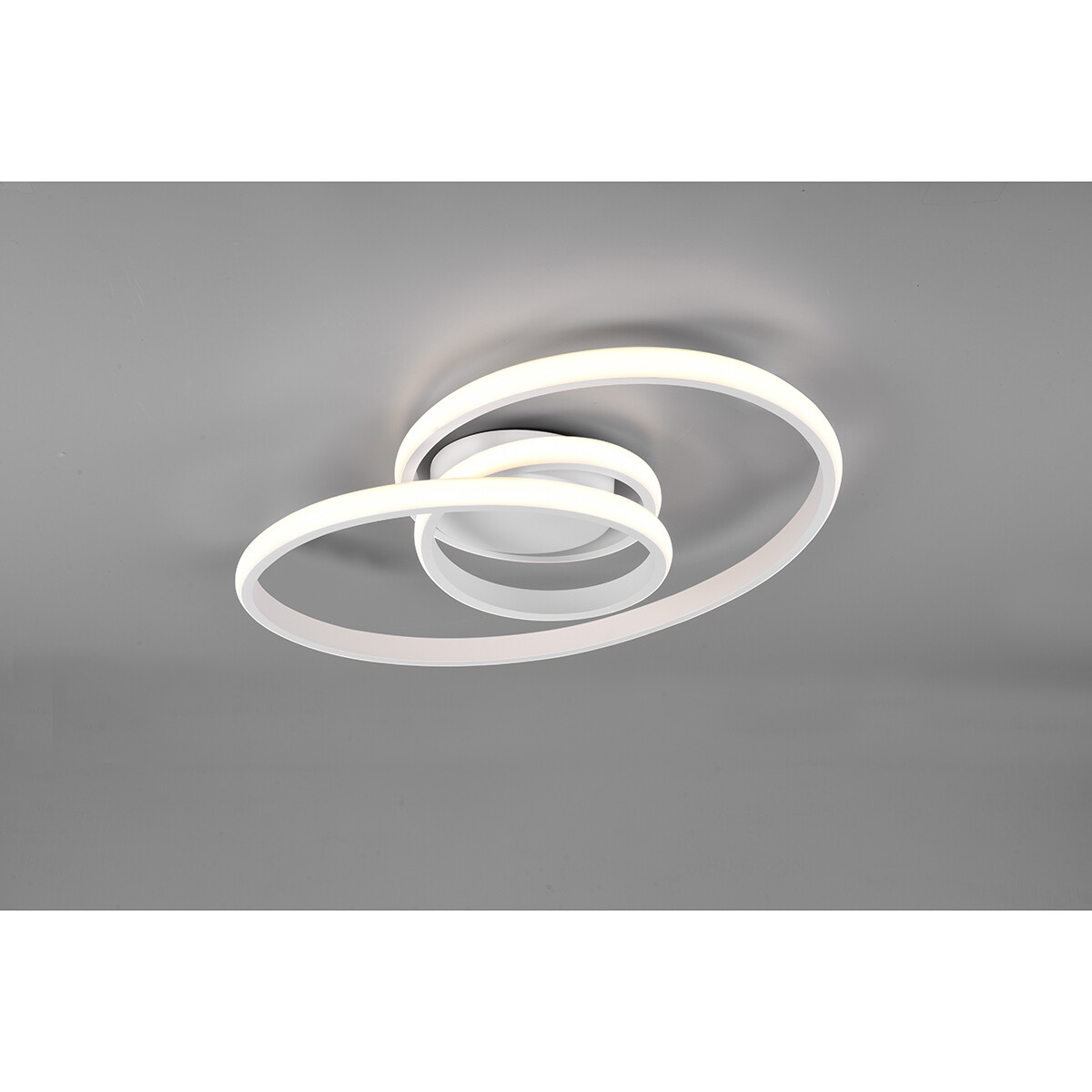 LED Plafondlamp - Plafondverlichting - Trion Sonso - 18.5W - Natuurlijk Wit 4000K - Dimbaar - Rond - Mat Wit - Aluminium