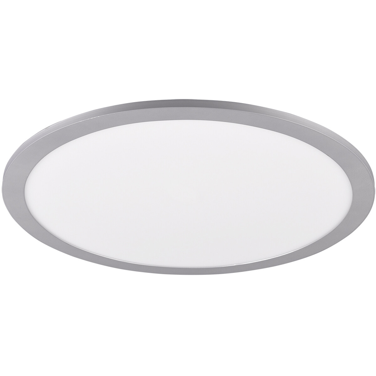 LED Plafondlamp - Plafondverlichting - Trion Tiberon - 20W - Natuurlijk Wit 4000K - Rond - Mat Titaan - Kunststof