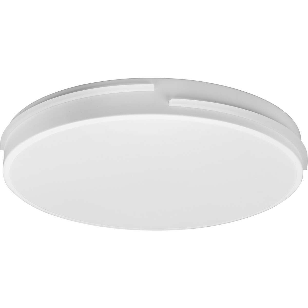 LED Plafondlamp - Plafondverlichting - Trion Tocomo - 24W - Dimbaar - Aanpasbare Kleur - Afstandsbediening - Rond - Mat Wit - Aluminium