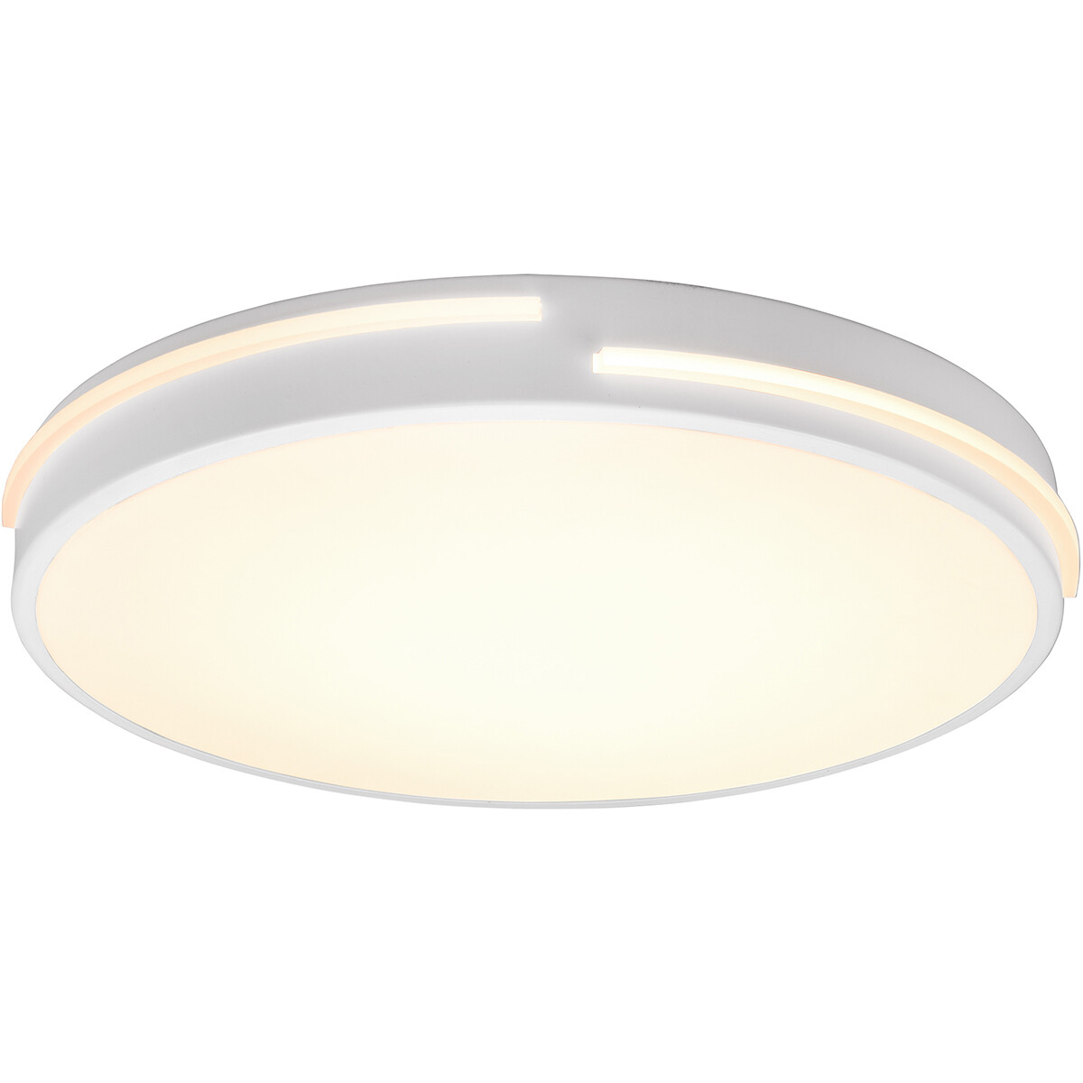 LED Plafondlamp - Plafondverlichting - Trion Tocomo - 24W - Dimbaar - Aanpasbare Kleur - Afstandsbediening - Rond - Mat Wit - Aluminium product afbeelding