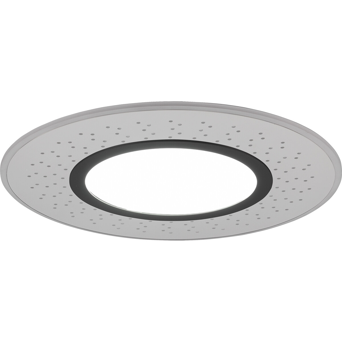 LED Plafondlamp - Plafondverlichting - Trion Virsa - 44W - Aanpasbare Kleur - Dimbaar - Afstandsbediening - Rond - Mat Nikkel - Aluminium