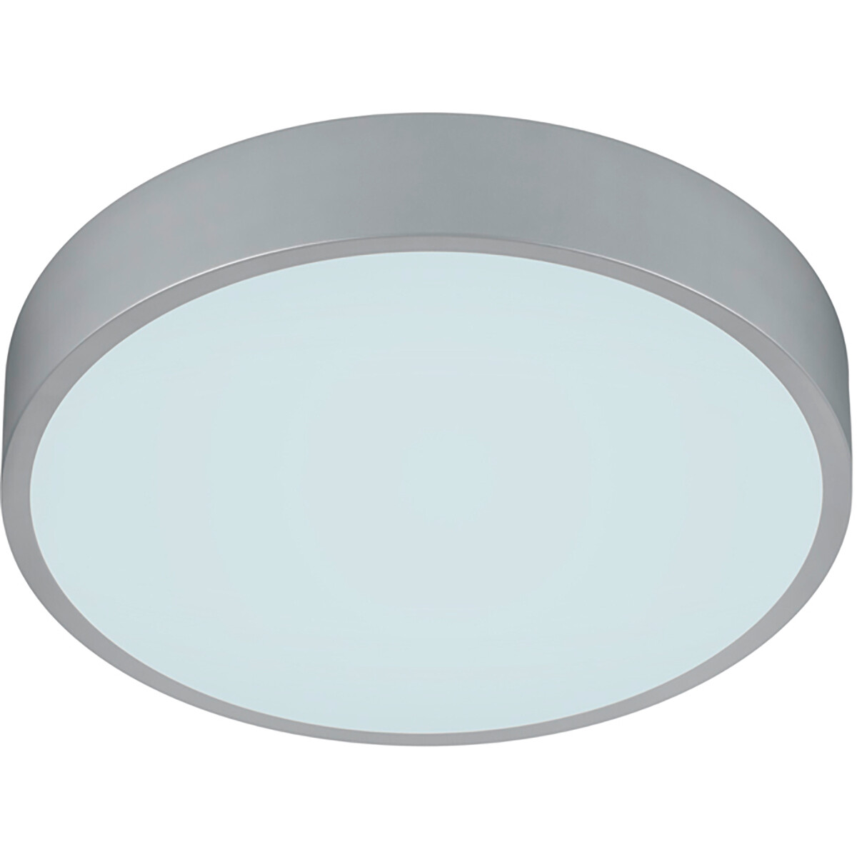 LED Plafondlamp - Plafondverlichting - Trion Wilson - 28W - Aanpasbare Kleur - Dimbaar - Rond - Mat Titaan - Aluminium