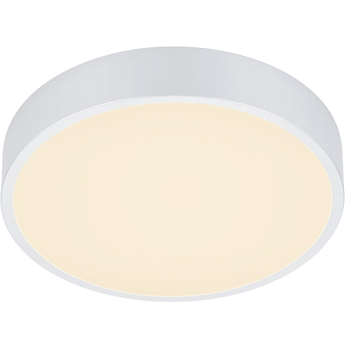 LED Plafondlamp - Plafondverlichting - Trion Wilson - 28W - Aanpasbare Kleur - Dimbaar - Rond - Mat Wit - Aluminium