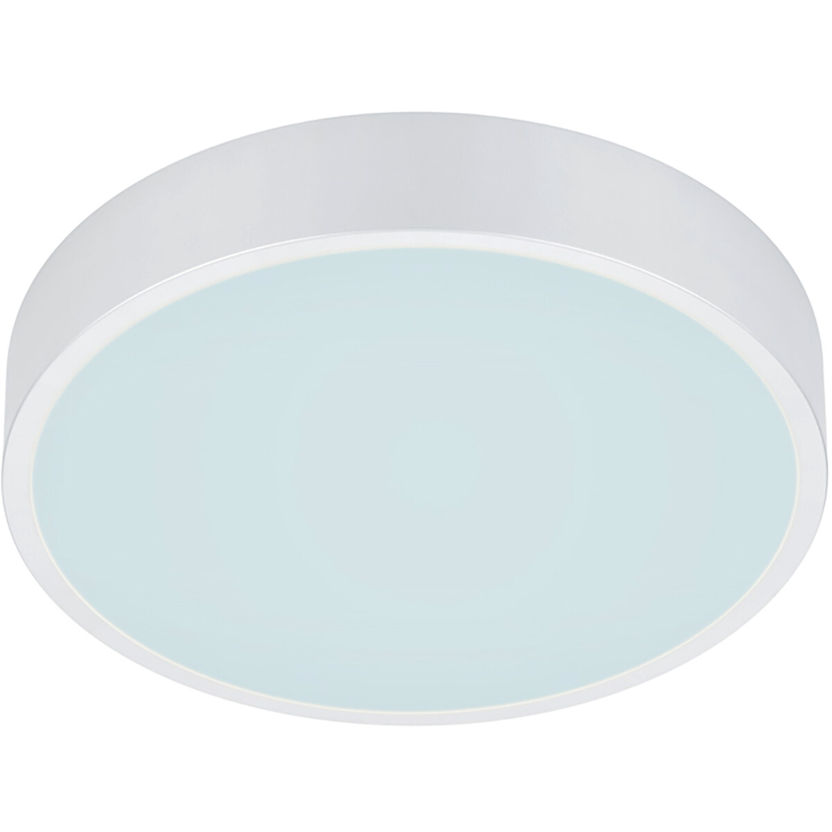 LED Plafondlamp - Plafondverlichting - Trion Wilson - 28W - Aanpasbare Kleur - Dimbaar - Rond - Mat Wit - Aluminium