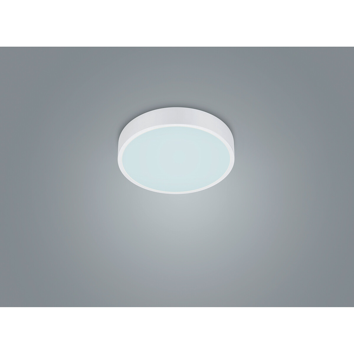 LED Plafondlamp - Plafondverlichting - Trion Wilson - 28W - Aanpasbare Kleur - Dimbaar - Rond - Mat Wit - Aluminium