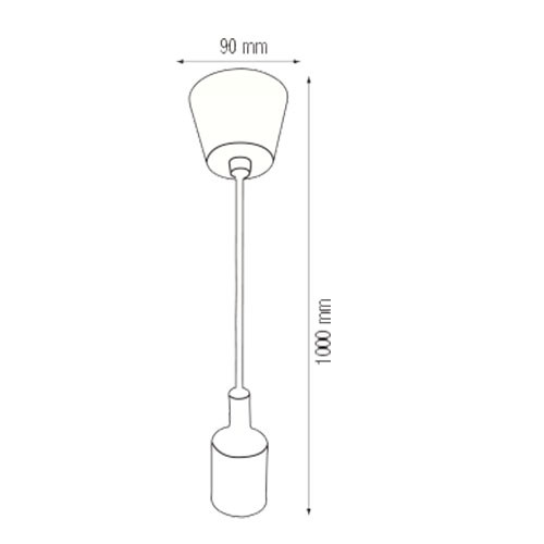 LED Hanglamp - Hangverlichting - Turno - Rond - Mat Wit Kunststof - E27