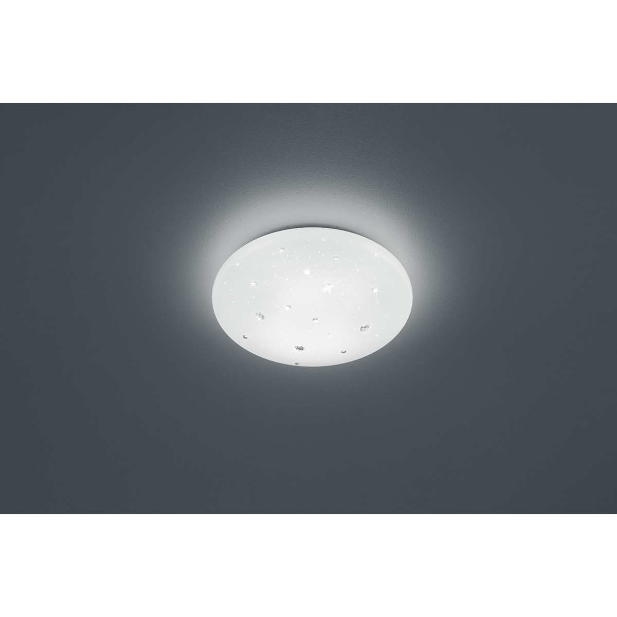 LED Plafondlamp - Badkamerlamp - Trion Acinoa - Spatwaterdicht IP44 - 12W - Natuurlijk Wit 4000K - Rond - Mat Wit