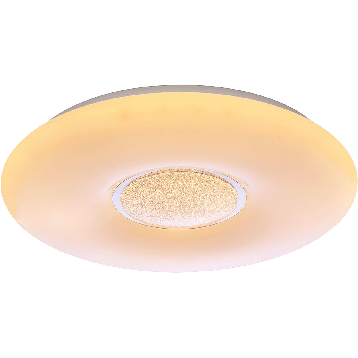 LED Plafondlamp - Trion Ako - 21W - Aanpasbare Kleur - Dimbaar - Afstandsbediening - Rond - Mat Wit