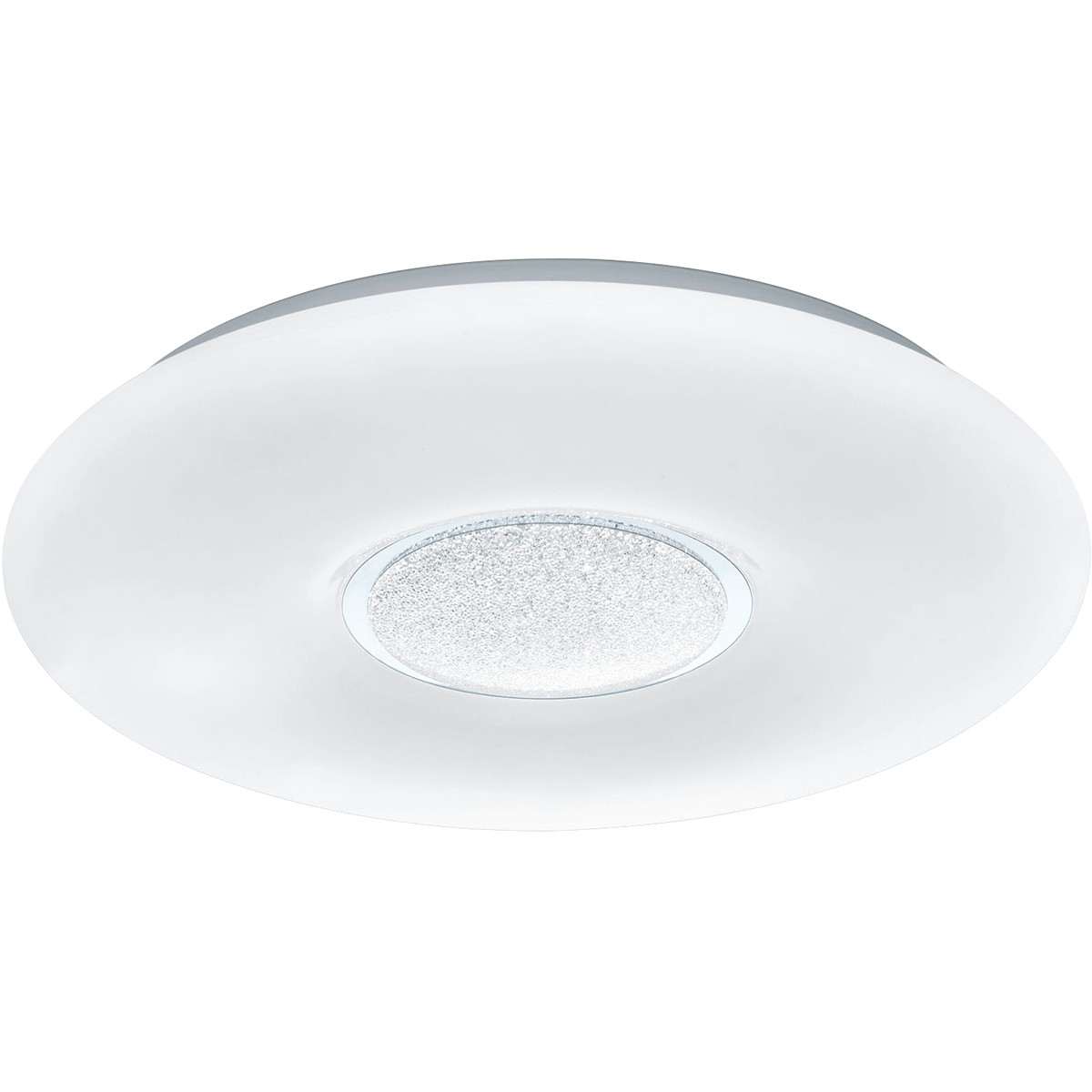 LED Plafondlamp - Trion Ako - 21W - Aanpasbare Kleur - Dimbaar - Afstandsbediening - Rond - Mat Wit