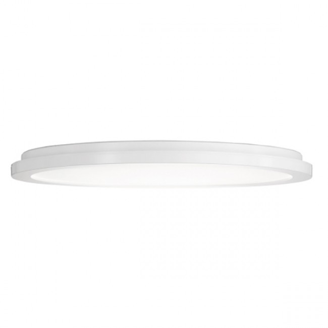 LED Plafondlamp - Badkamerlamp - Trion Camy - Opbouw Rond 13W - Spatwaterdicht IP44 - Dimbaar - Warm Wit 3000K - Mat Wit