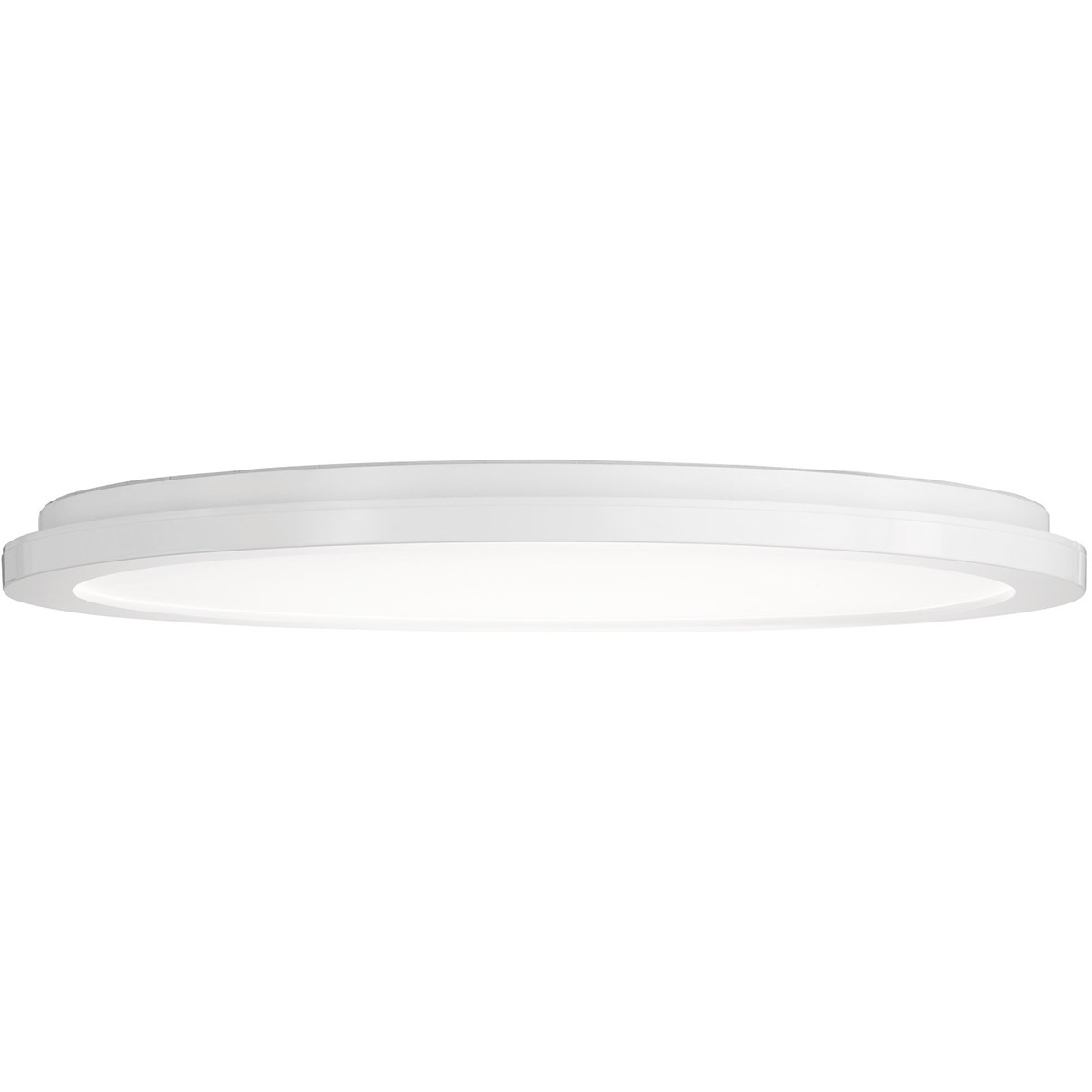 LED Plafondlamp - Badkamerlamp - Trion Camy - Opbouw Rond 22W - Spatwaterdicht IP44 - Dimbaar - Warm Wit 3000K - Mat Wit