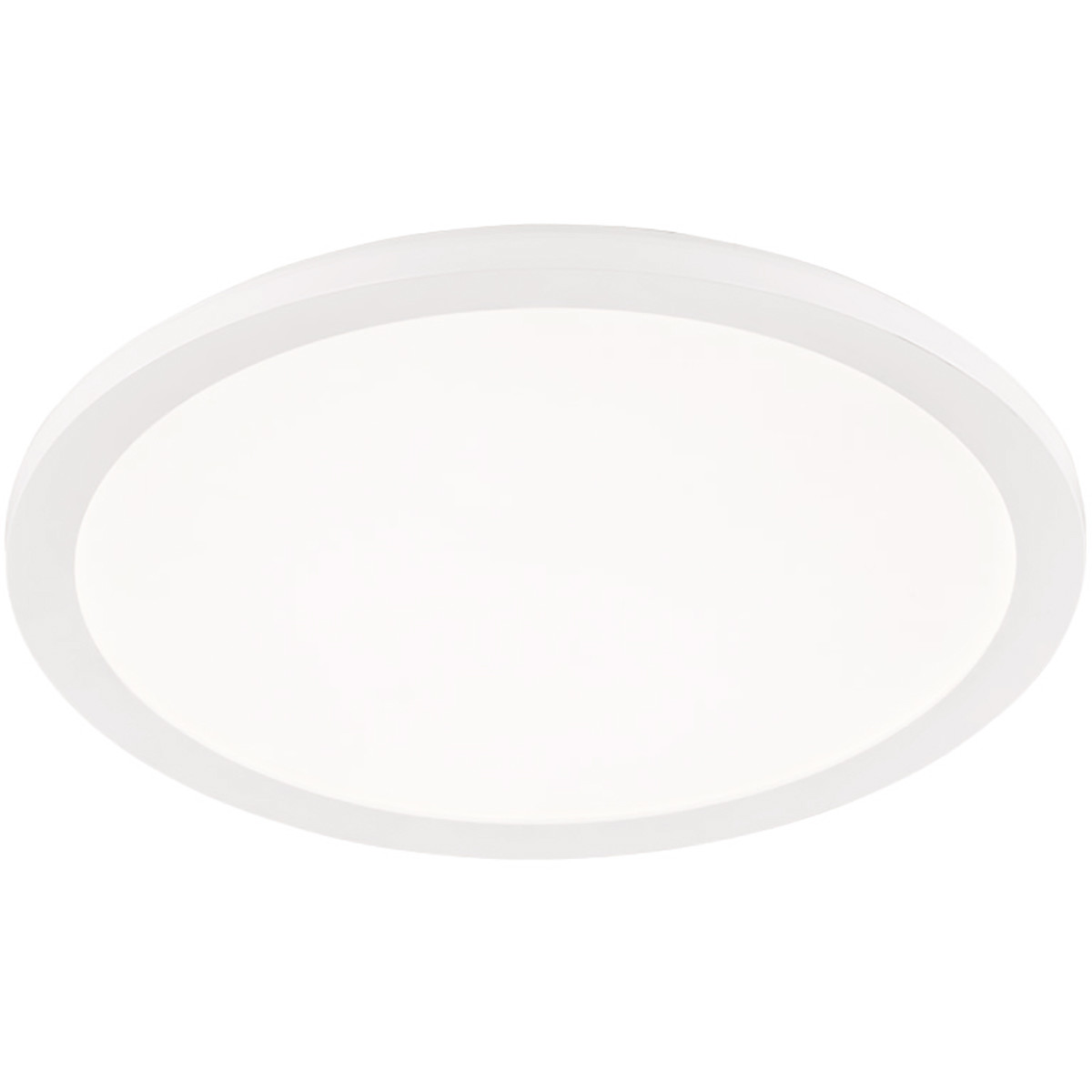 LED Plafondlamp Trion Camy Opbouw Rond 24W Spatwaterdicht IP44 Dimbaar Warm Wit 3000K Mat Wit