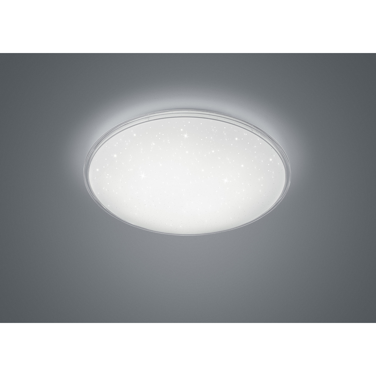 LED Plafondlamp - Trion Kanimo - 21W - Natuurlijk Wit 4000K - Dimbaar - Rond - Mat Wit - Kunststof